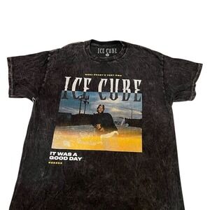 Ice Cube "It Was A Good Day" Men's Black Graphic T-Shirt Size L vintage